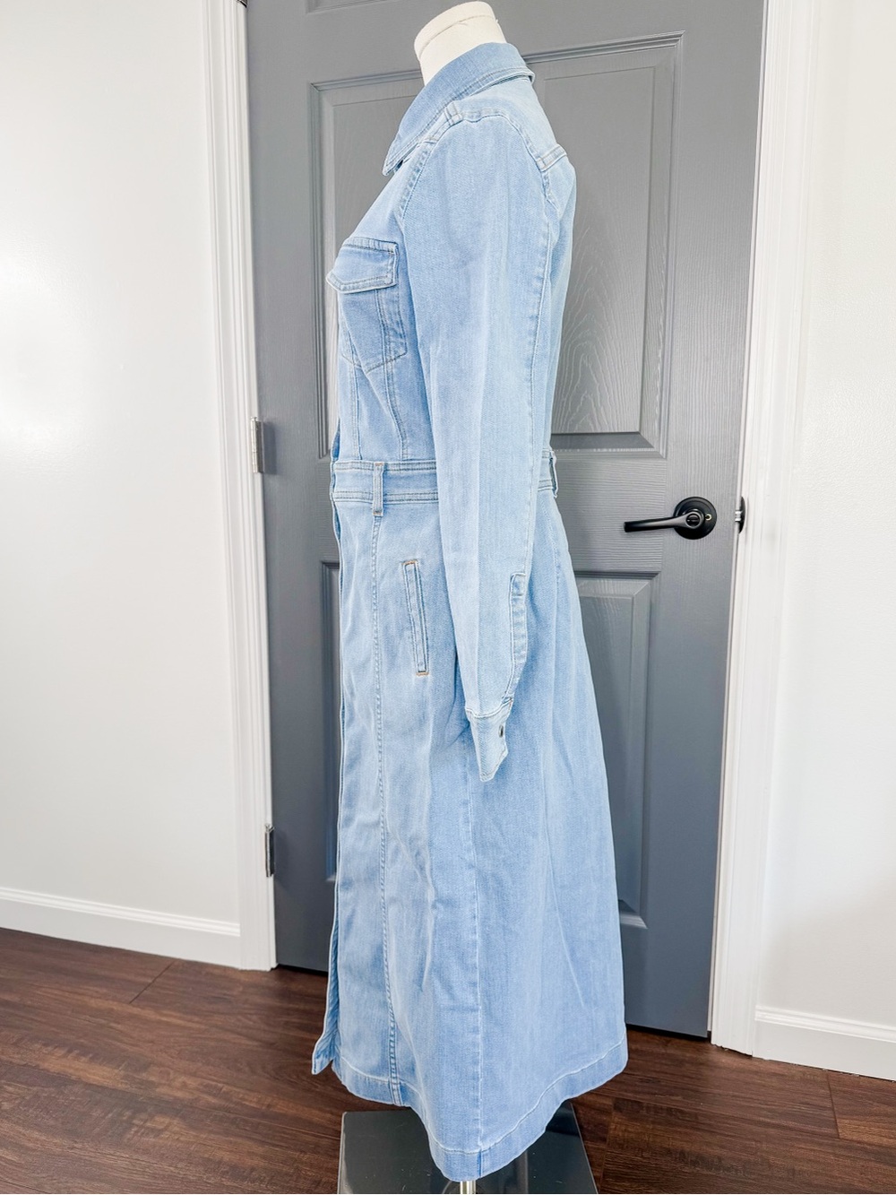 7 For All Mankind Luxe Denim Dress - Picture 5 of 11